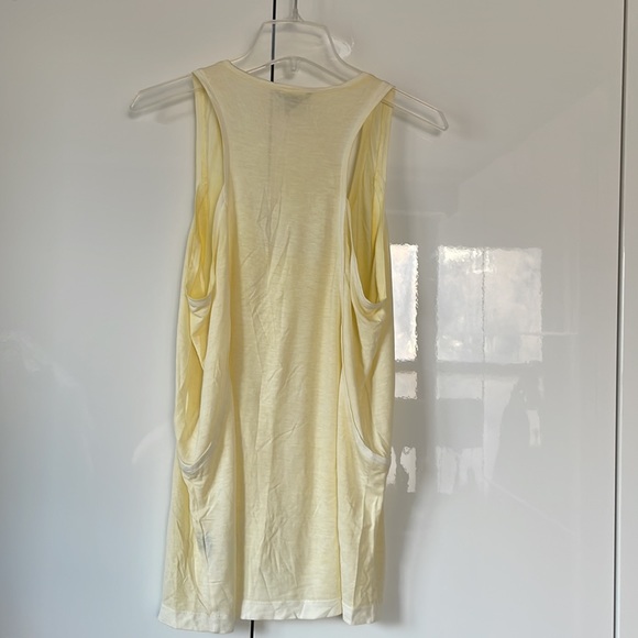 CLUB MONACO Tank Top Color-Yellow/White Size-Large NWOT - Picture 7 of 8